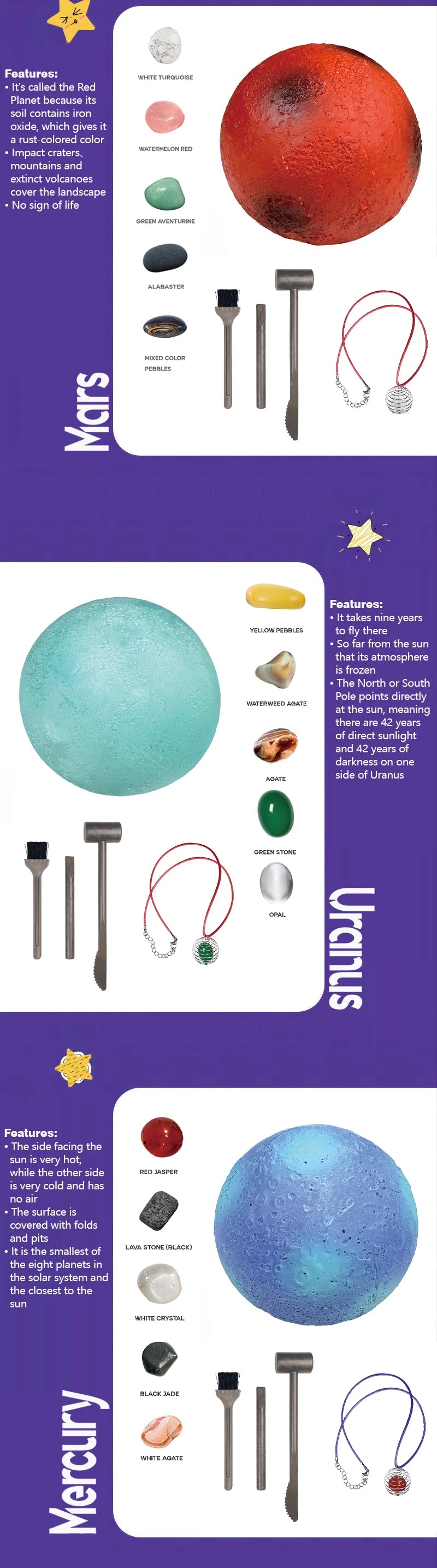 Planet Dig Kit | Solar System Mining & Science Exploration Toy