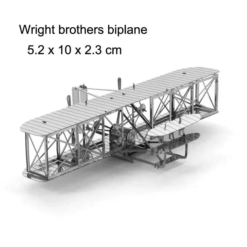 3D Metal Puzzle – DIY Aircraft & Helicopter Model Kit