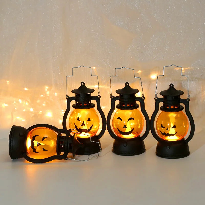 Halloween Hanging Lantern LED Pumpkin Light for Party Decor