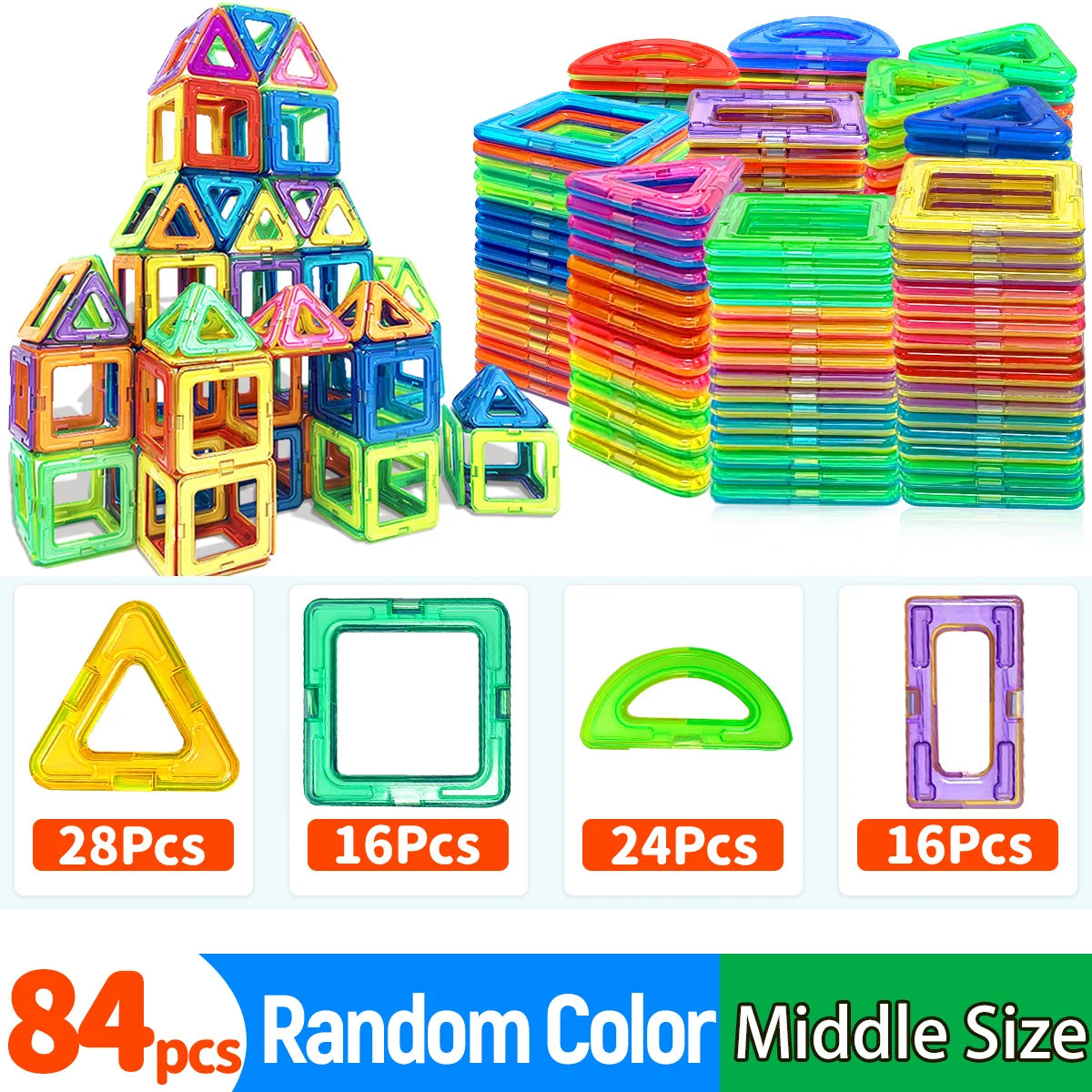 Magnetic Building Blocks – STEM Construction & Learning Toy