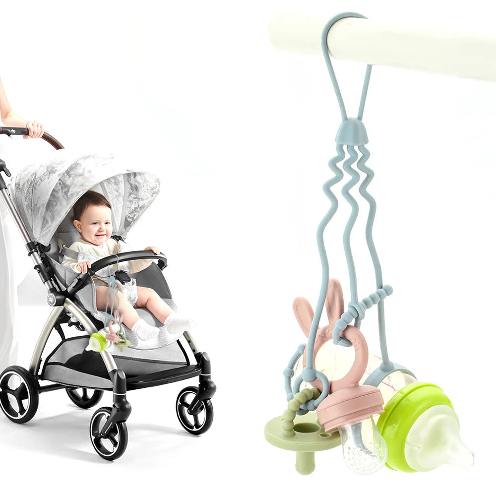 Silicone Pacifier Clip – Jellyfish Baby Teething Accessory