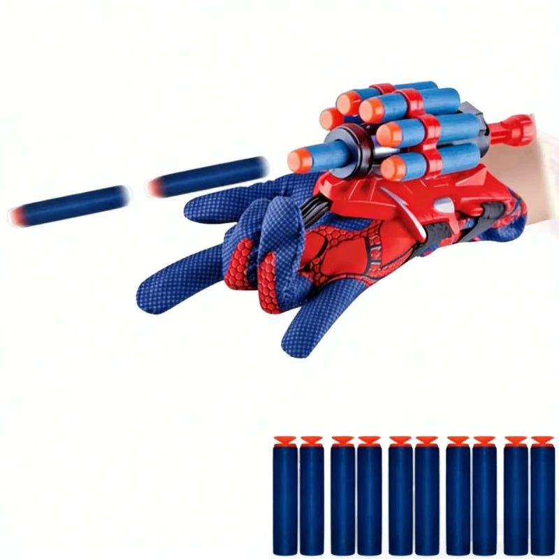 Web Shooter Glove Toy – Foam Dart Launcher Cosplay Prop Set