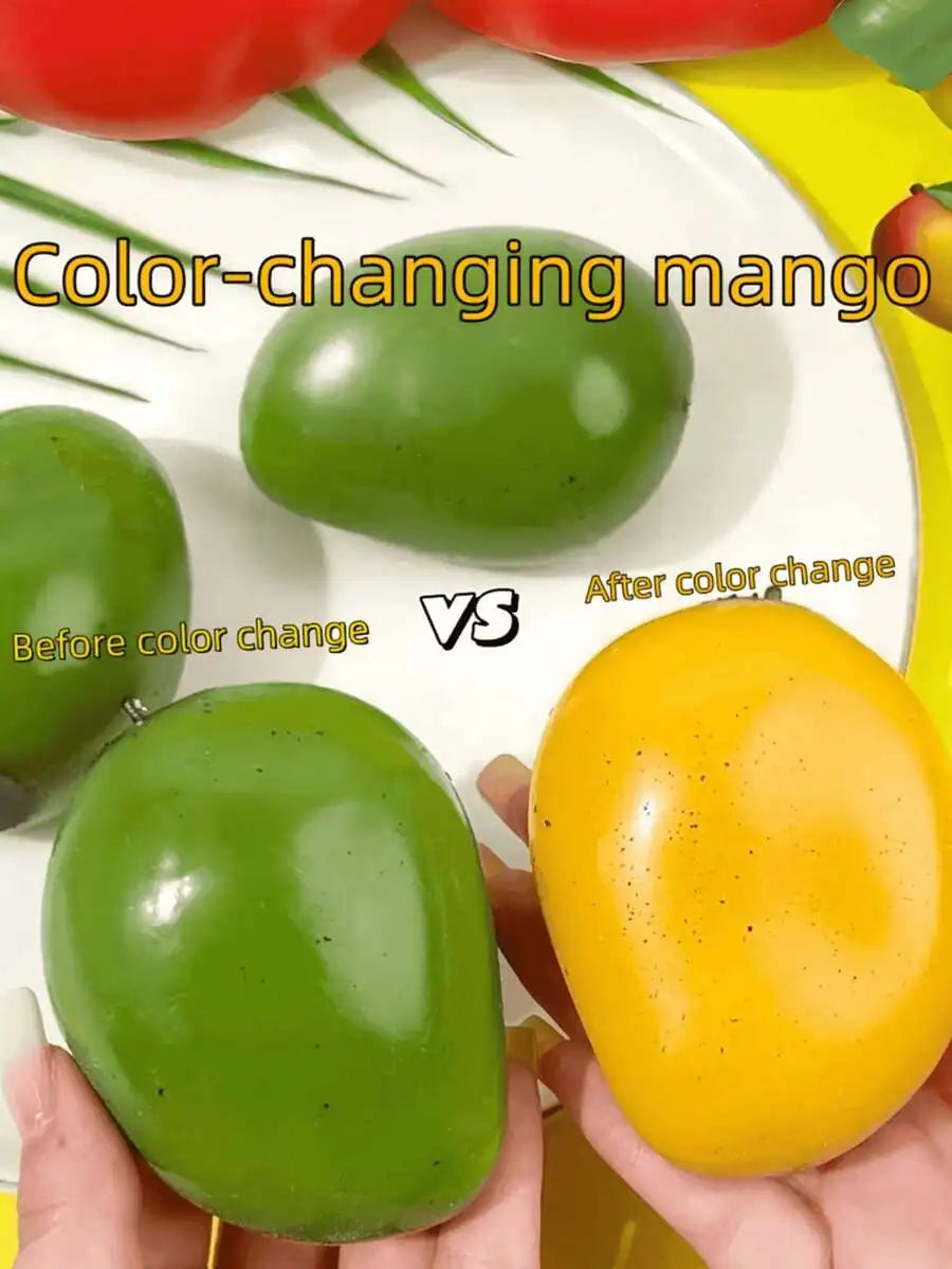 Color Changing Stress Ball – Mango Slow Rebound Squeeze Toy