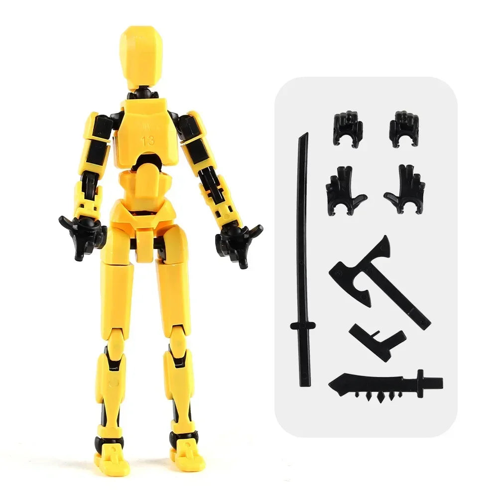 Movable Robot Action Figure – Multi-Jointed 14CM Model