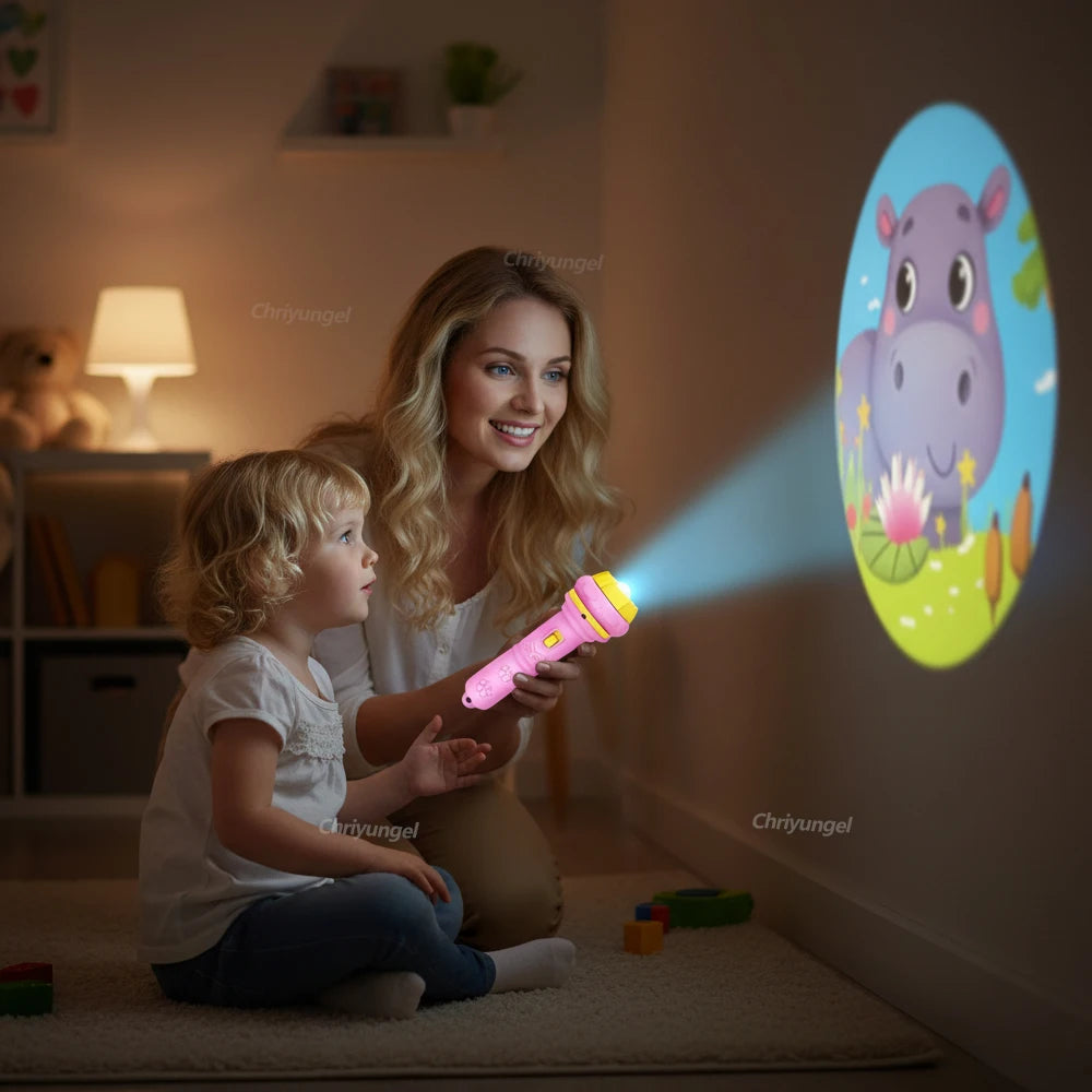 Kids Projector Flashlight – 80 Images Bedtime Story Toy