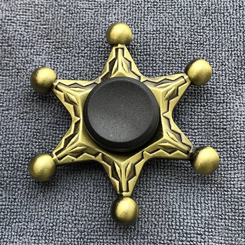 Metal Fidget Spinner – Bronze Alloy R188 Bearing Hand Spinner