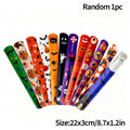Halloween Snap Wristband Pumpkin Snap Bracelet for Parties