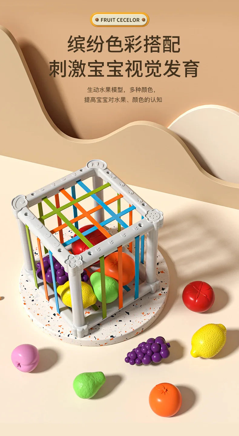 Shape Sorter Toy for Babies – Colorful Sensory Activity Cube