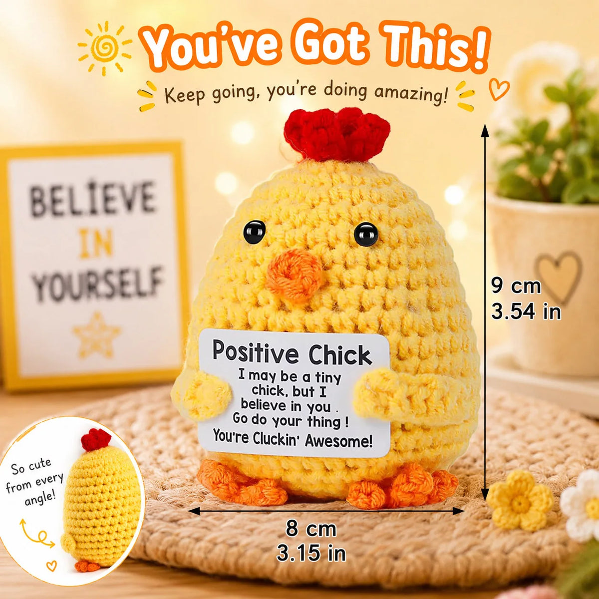 Crochet Pocket Hug – Handmade Knitted Plush Doll