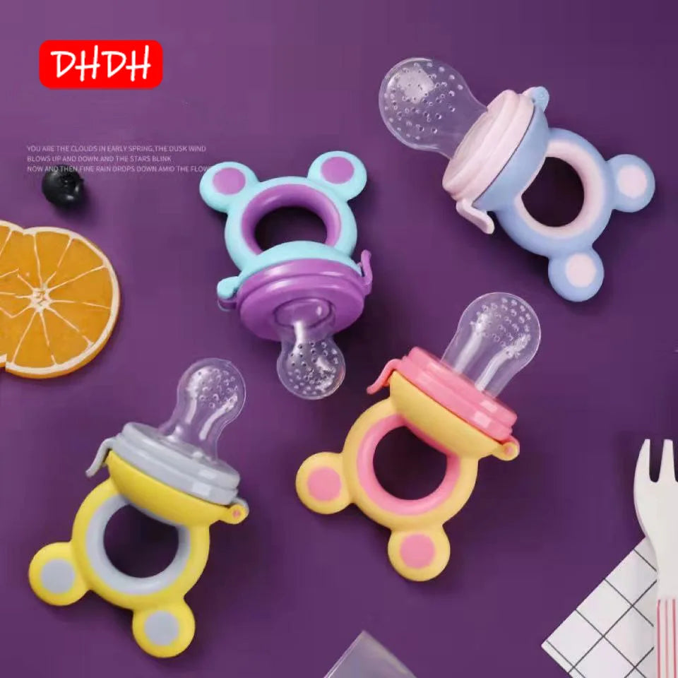 Baby Food Feeder – Silicone Fruit Nibbler & Teether