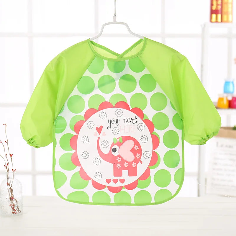 Waterproof Baby Bib Long Sleeve