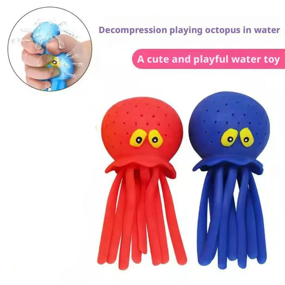Octopus Bath Toy – Squeeze Water Toy for Kids