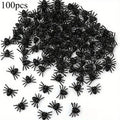 Halloween Spider Decorations – Realistic Mini Plastic Spiders for Parties
