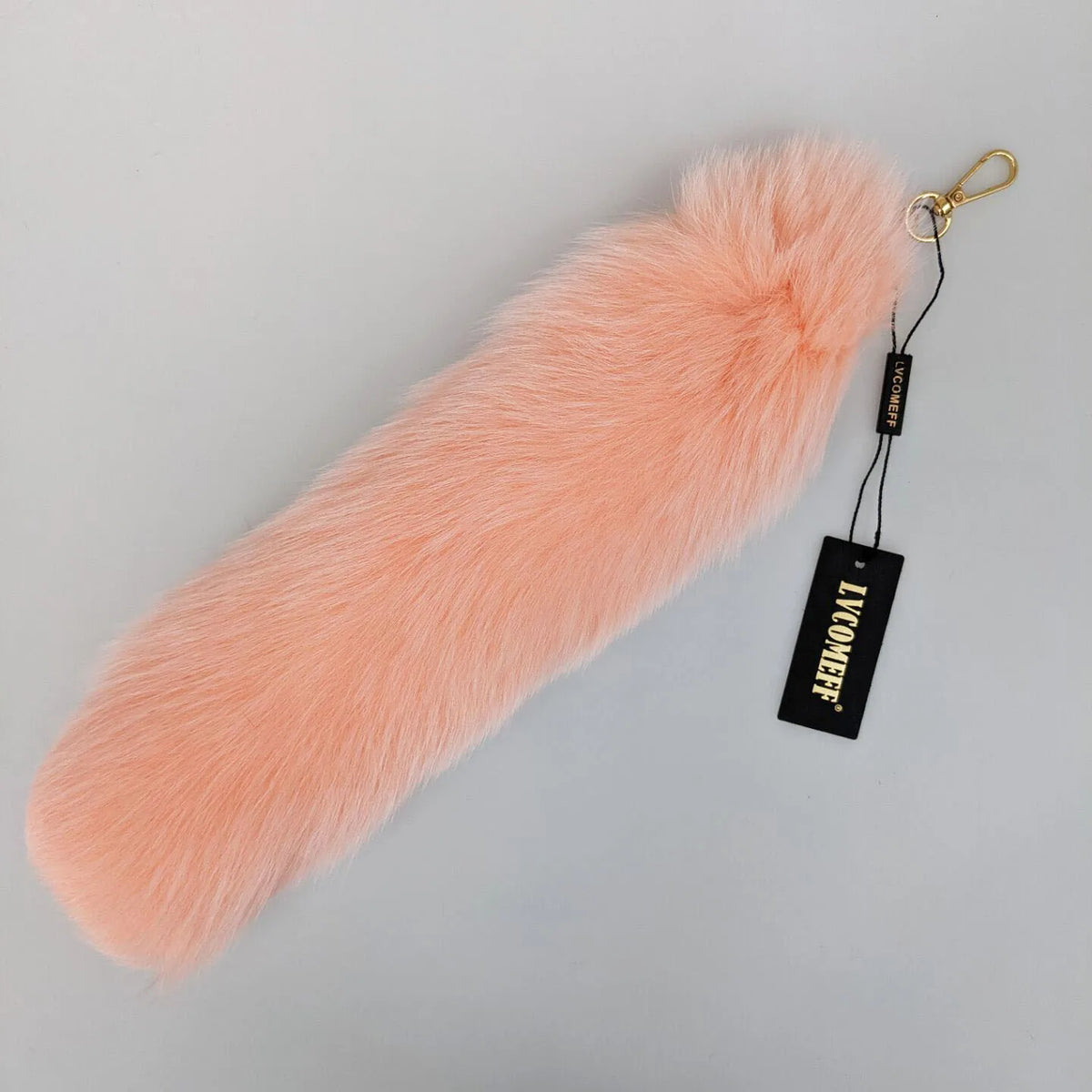 Fox Tail Keychain for Women Furry Y2K Car Accessory