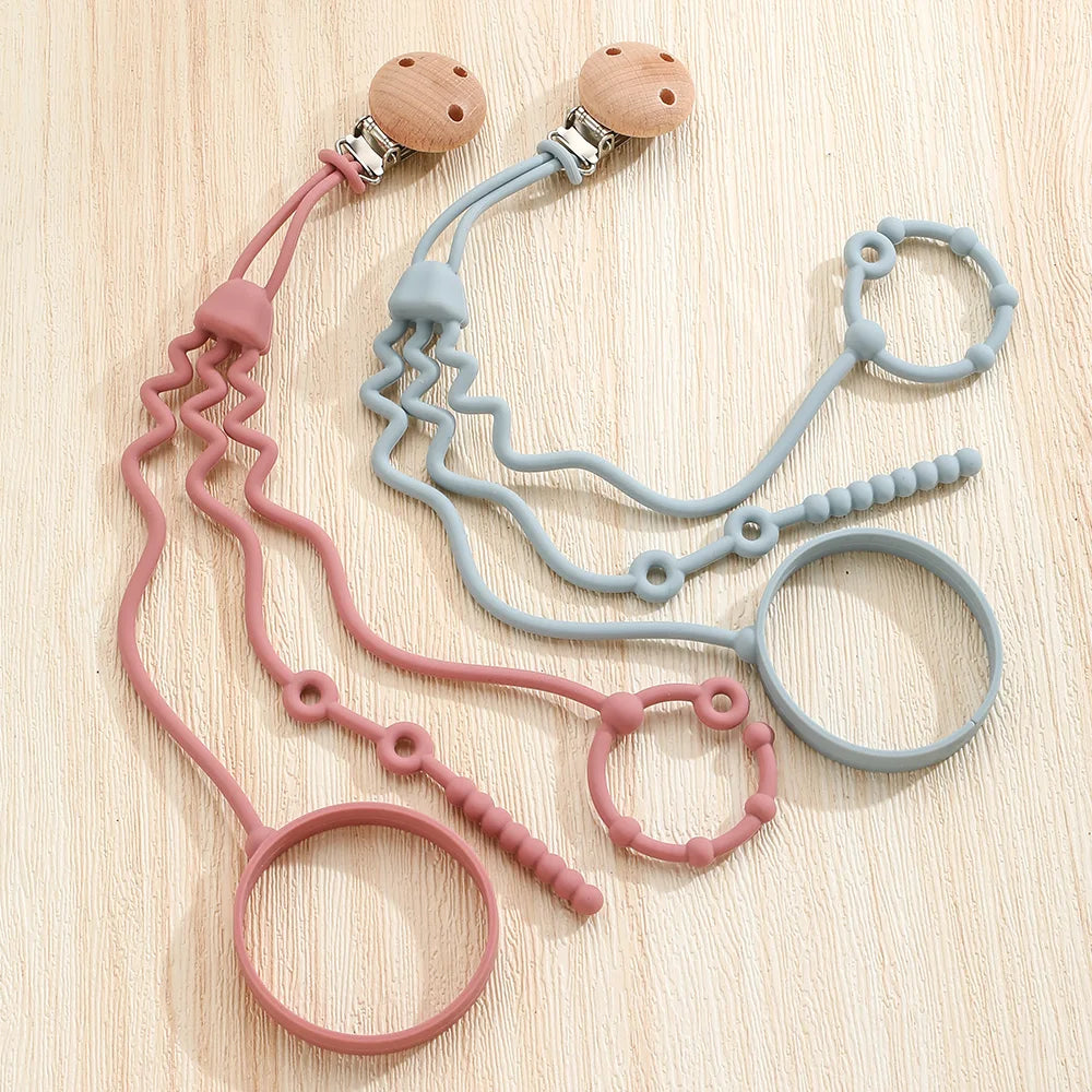 Silicone Pacifier Clip – Jellyfish Baby Teething Accessory