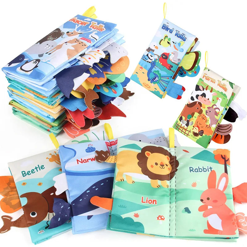 Baby Cloth Book – Soft Animal Sensory & Early Learning Toy