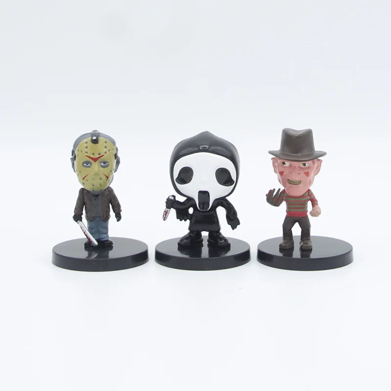 Horror Mini Figure Set – 5.5cm PVC Halloween Collectibles