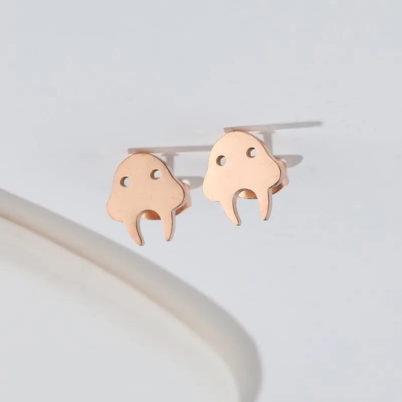 Ghost Stud Earrings – Stainless Steel Halloween Earrings