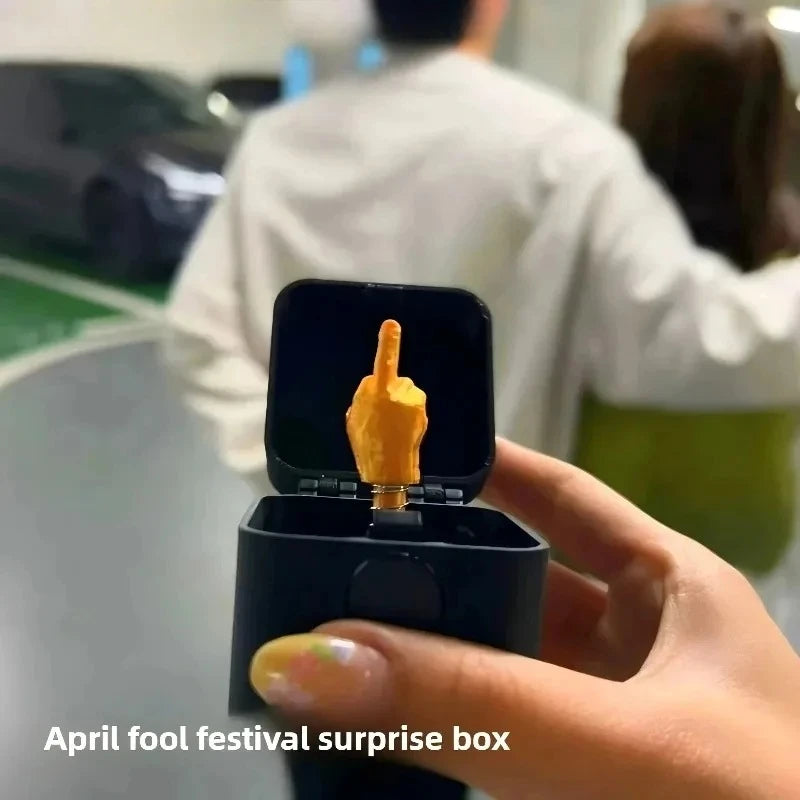Middle Finger Desk Decor – Funny Gag Gift & Novelty Figurine