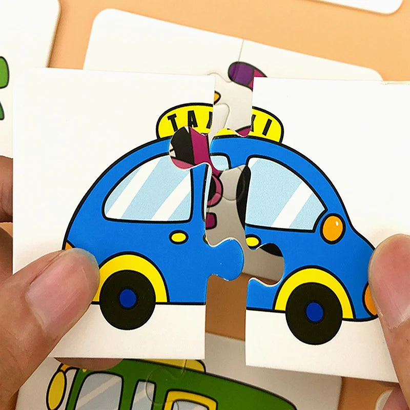 Montessori Toddler Puzzle – Wooden Animal Jigsaw Game