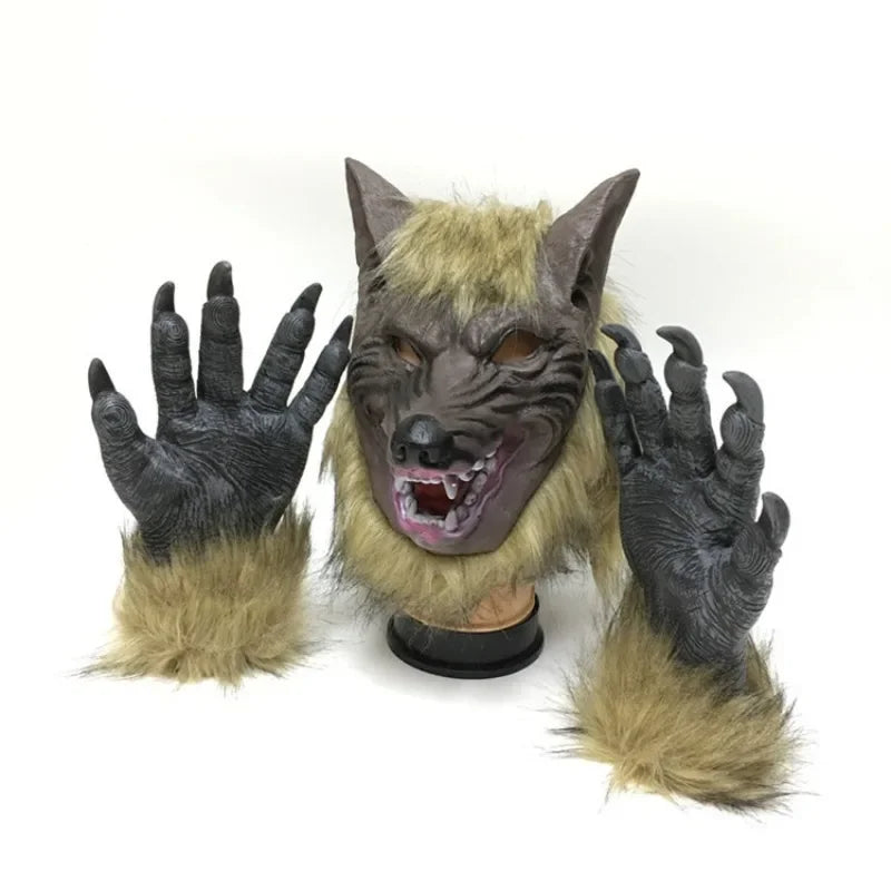 Werewolf Costume Mask – Wolf Halloween Cosplay Accessory