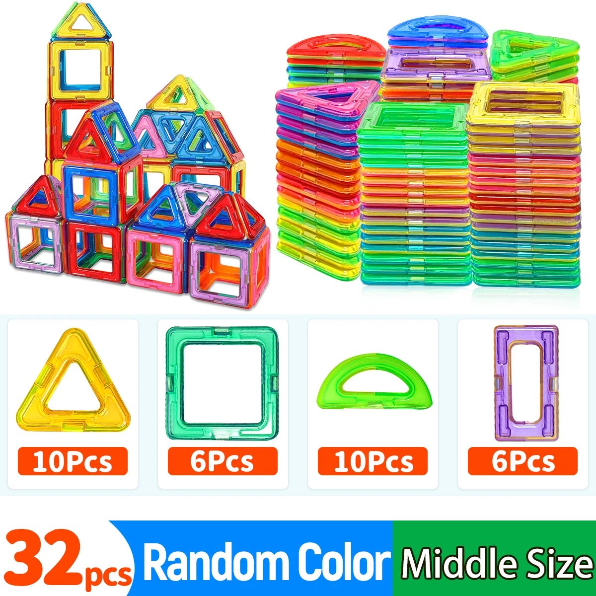 Magnetic Building Blocks – STEM Construction & Learning Toy