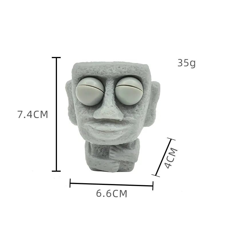 Moai Stress Ball – Soft Slow Rebound Squeeze Fidget Toy