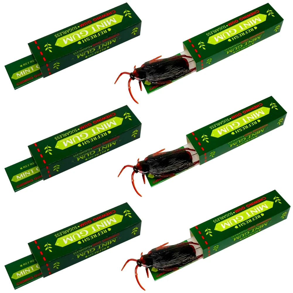 Halloween Prank Toy – Fake Cockroach Party Gag for Spooky Fun