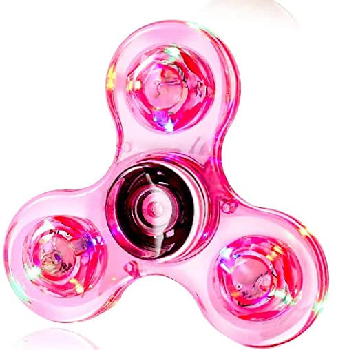 LED Fidget Spinner Glow in the Dark Luminous Spinning Toy