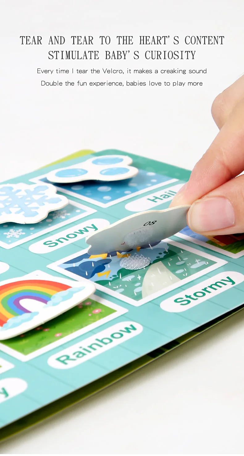 Montessori Scene Stickers – Reusable DIY Learning Activity Book
