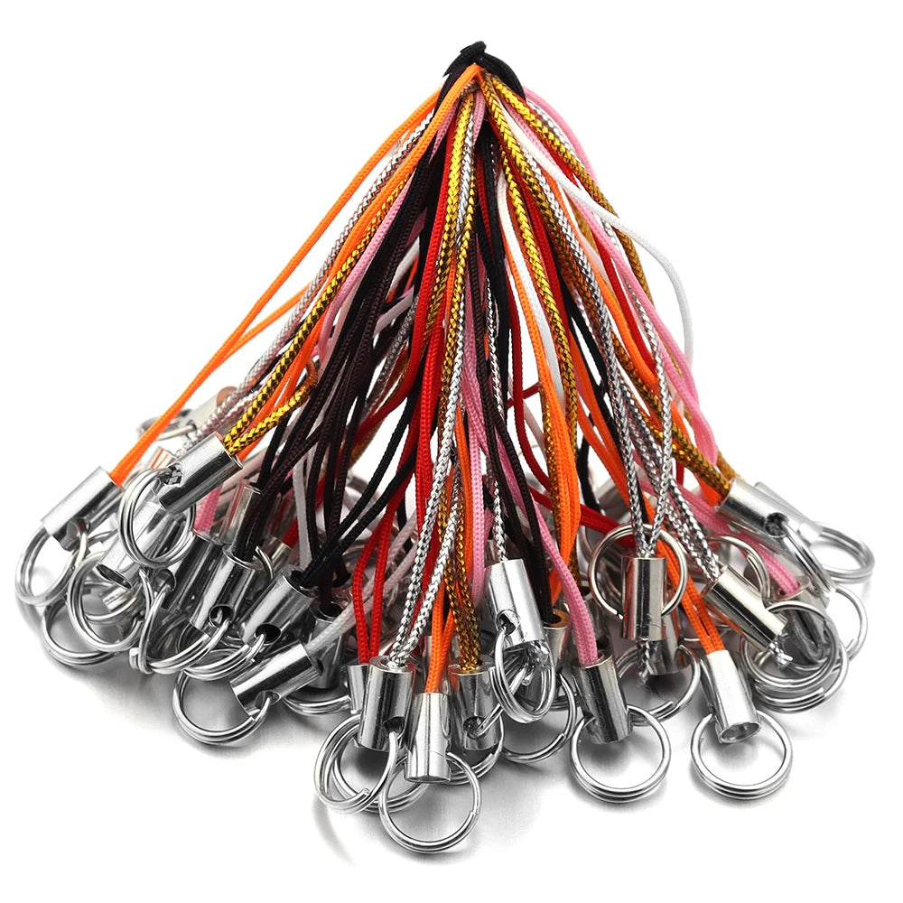 Wrist Lanyard, 50pcs Short Phone Strap for Keys, USB & ID Badges