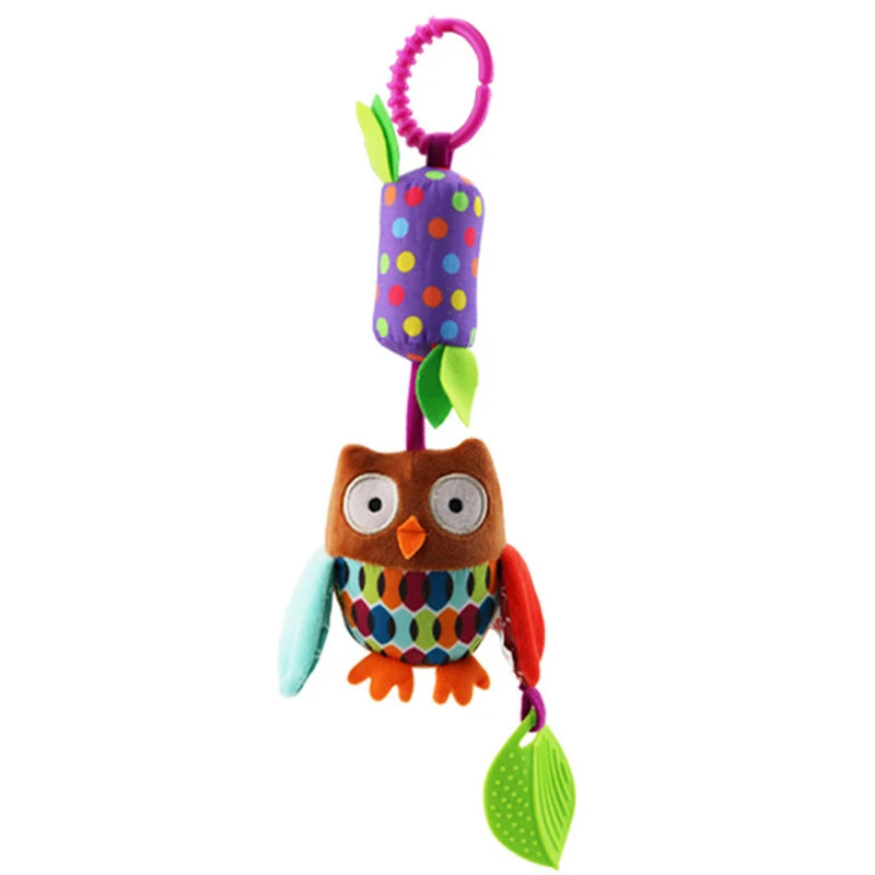 Baby Stroller Toy – Plush Animal Hanging Rattle