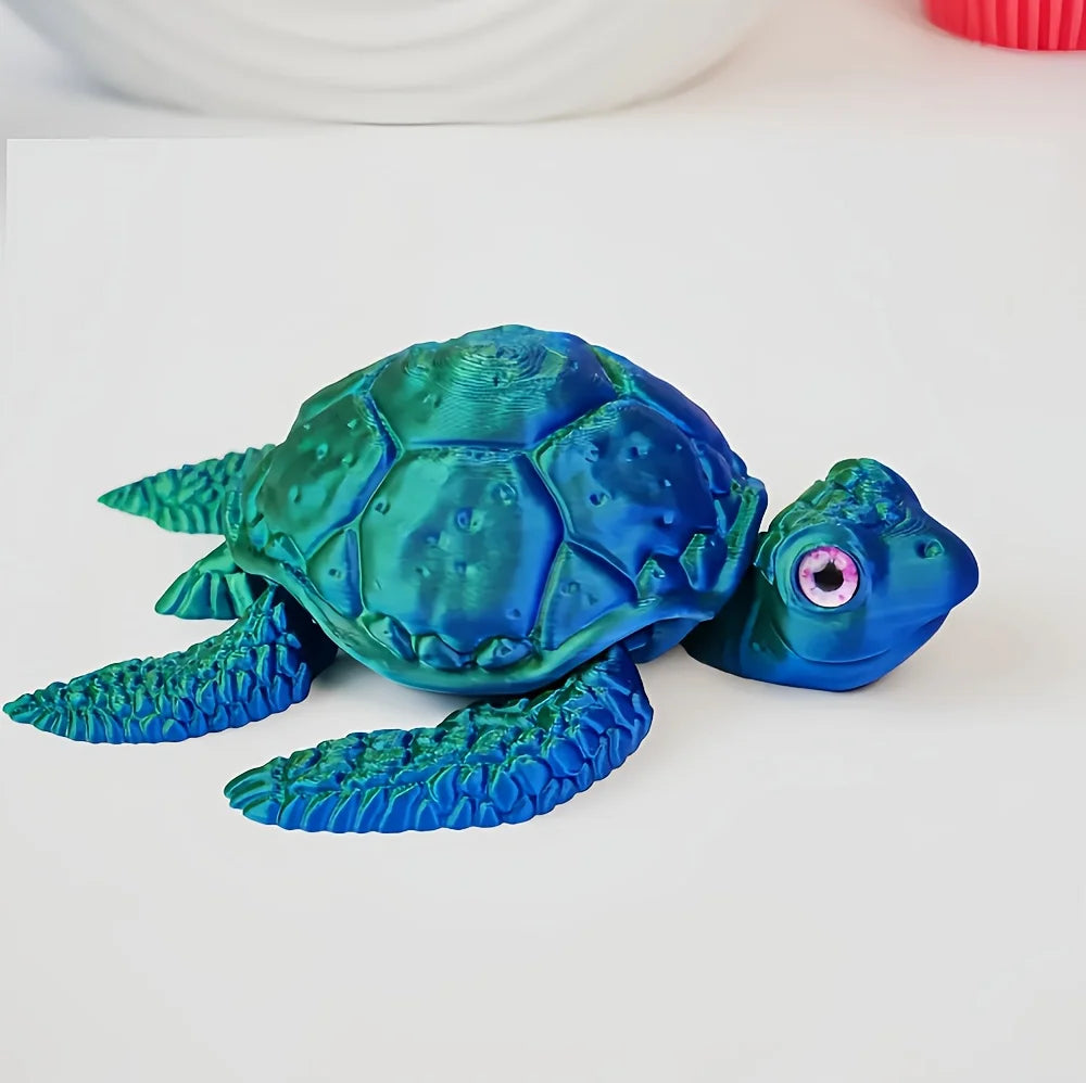 3D Printed Turtle Ornament – Turtle Figurine Home Decor