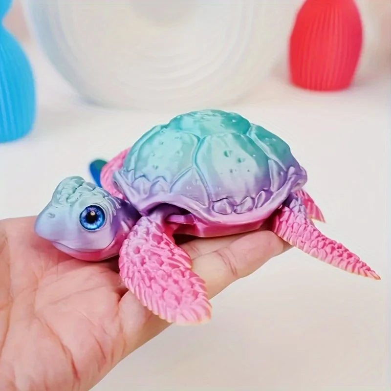 3D Printed Turtle Ornament – Turtle Figurine Home Decor