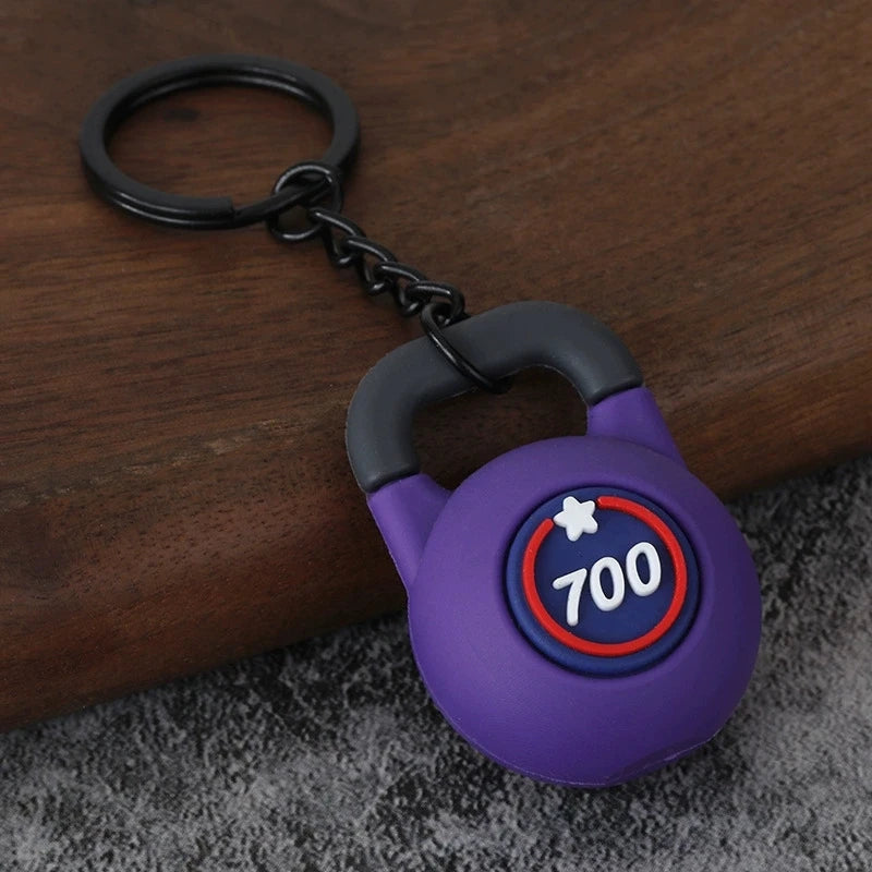Dumbbell Keychain, Fitness Water Bottle Clip for Gym Bags