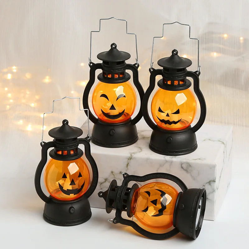 Halloween Hanging Lantern LED Pumpkin Light for Party Decor