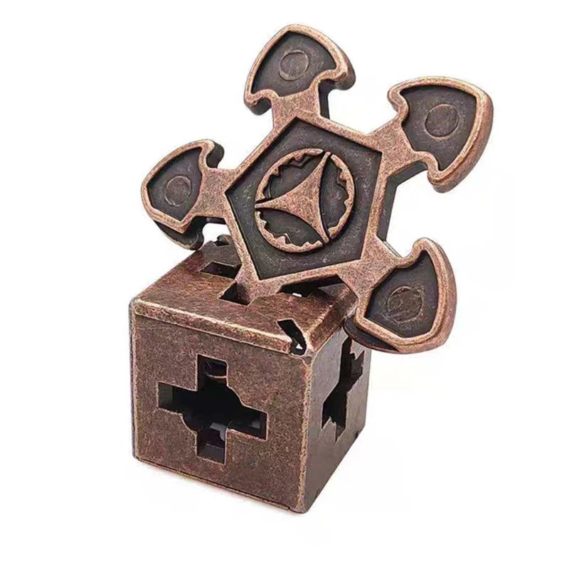 Metal Brain Teaser – 3D Disentanglement Logic Puzzle