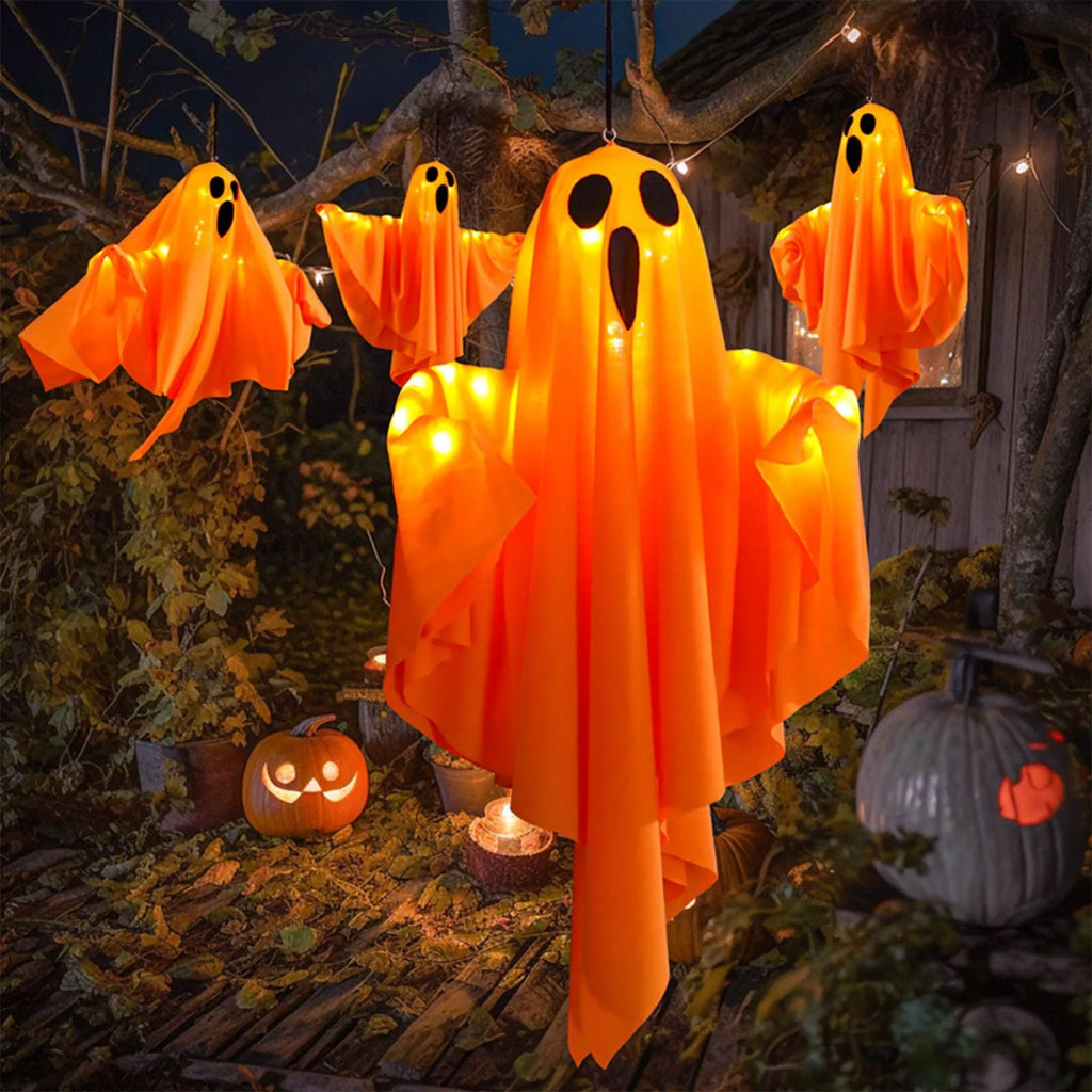 Halloween Ghost Decoration Hanging Light-Up Ghost for Party Decor