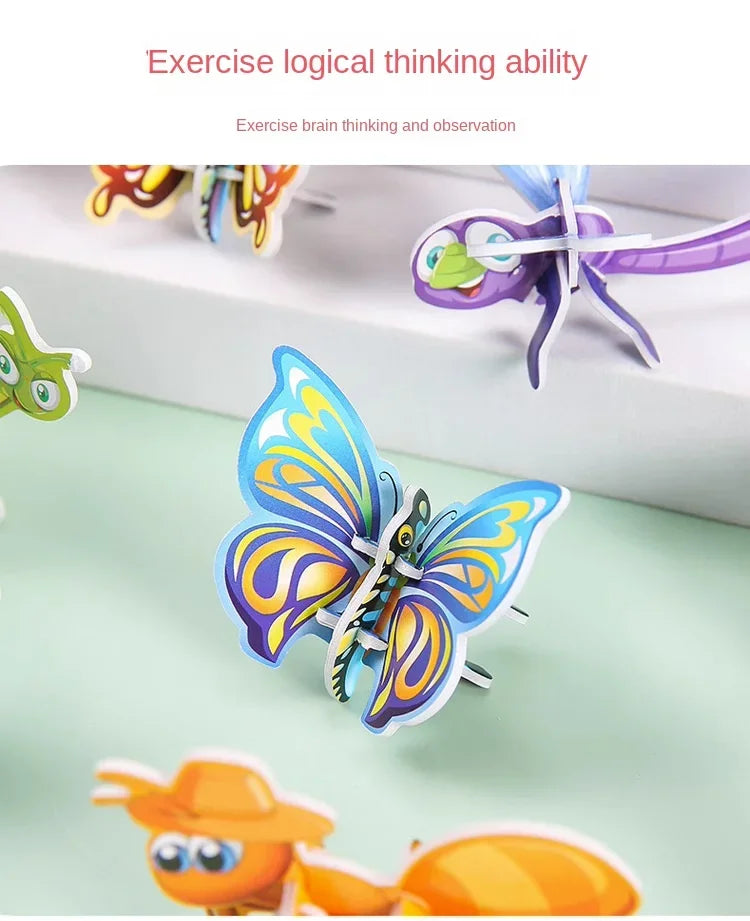 Mushroom Peg Puzzle for Kids – 3D Educational Learning Toy