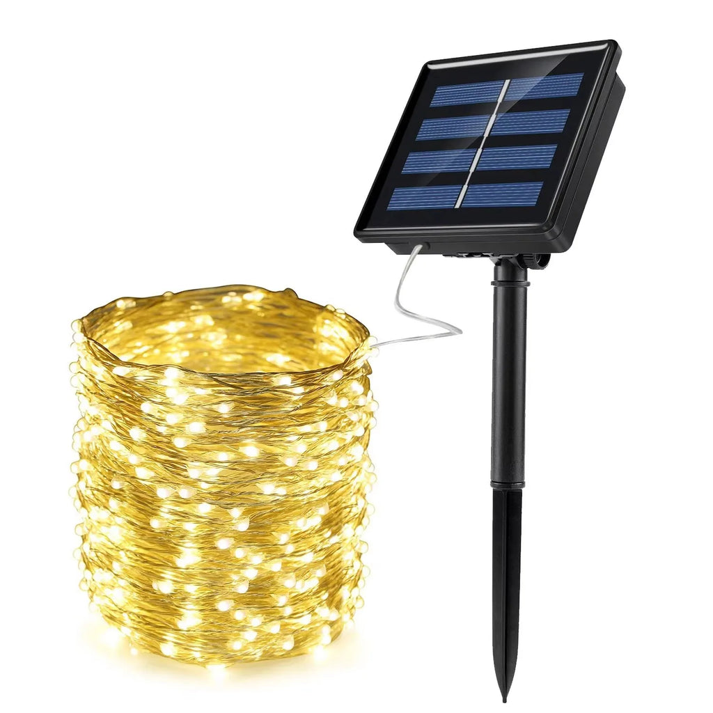 Solar String Lights Outdoor – LED Fairy Lights for Garden & Holidays