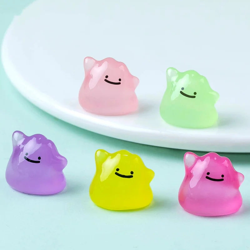 Mini Monster Figurines – Resin Desk Decor Set