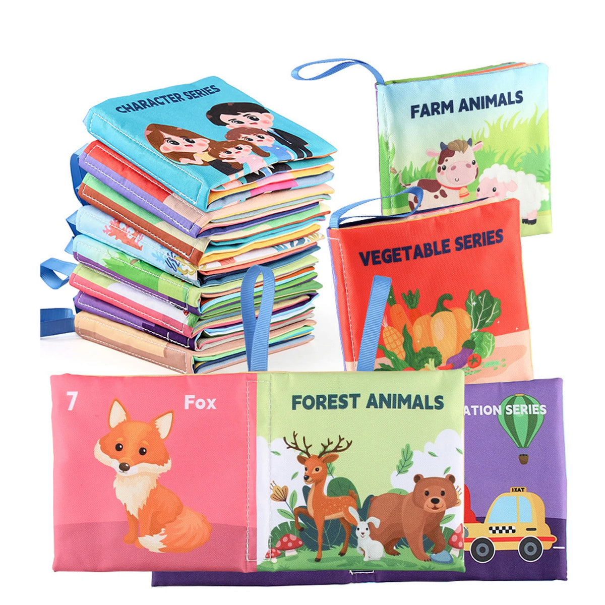 Baby Sensory Book – Soft Montessori Cloth Learning Toy