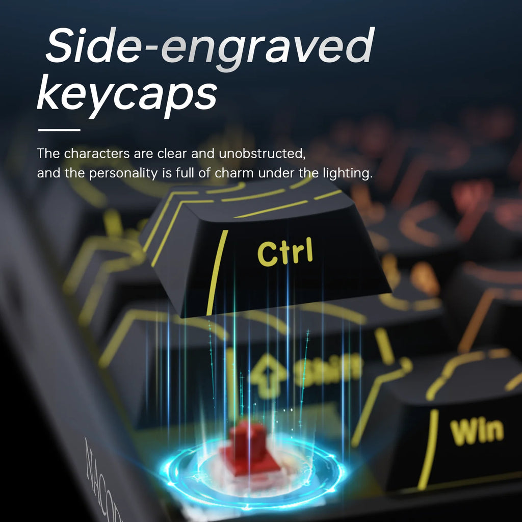 Mechanical Gaming Keyboard – 68 Key RGB Wired Keyboard