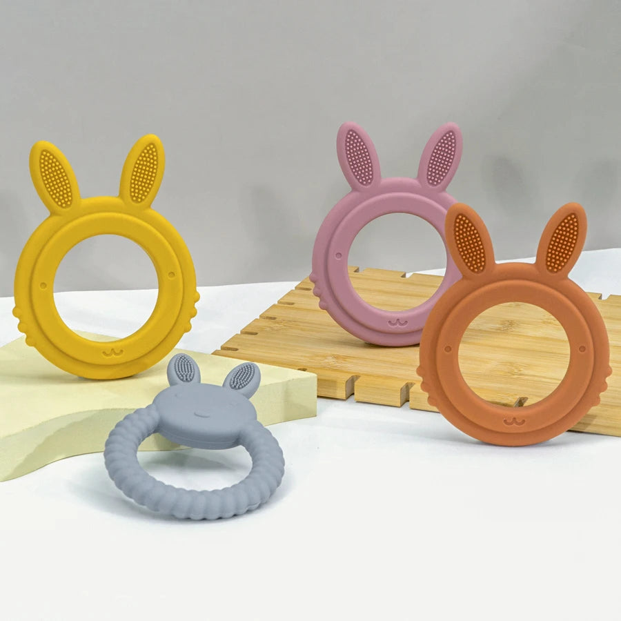 Silicone Baby Teether Rabbit