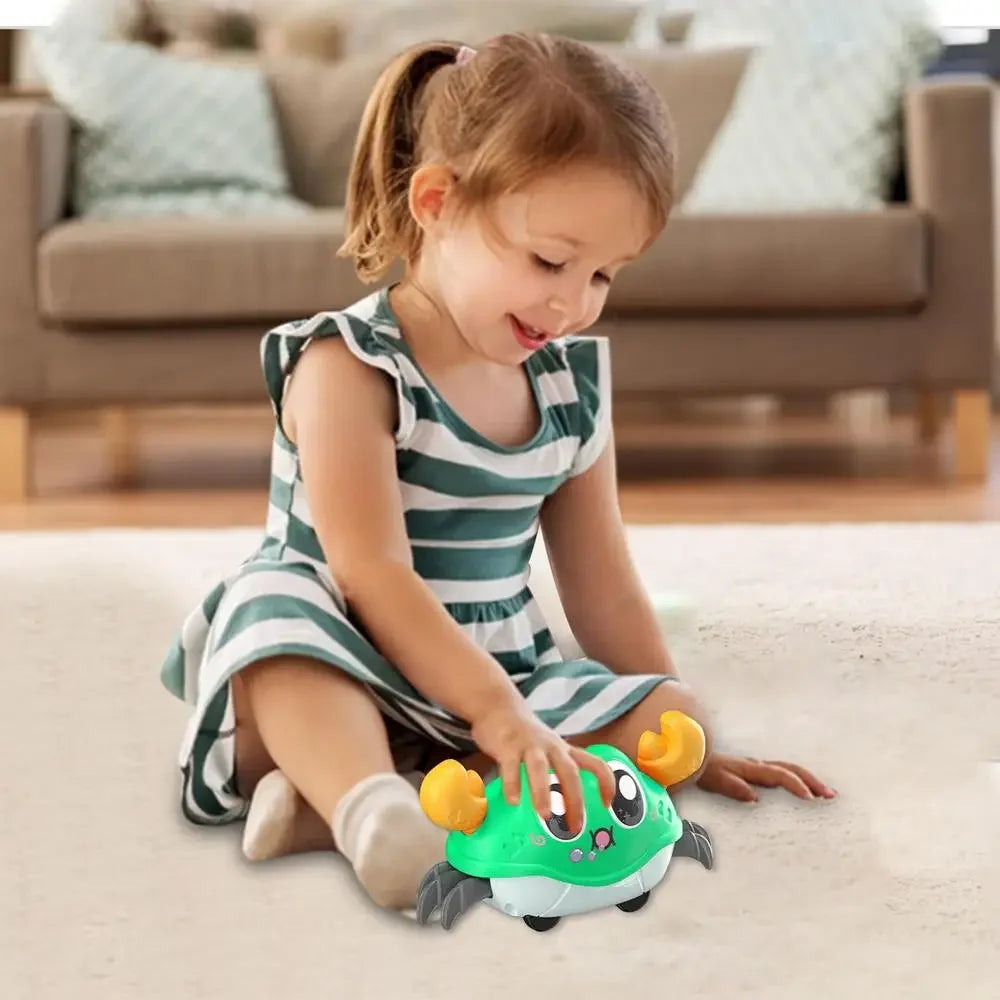 Crawling Crab Baby Toy – Interactive Tummy Time Sensory Toy