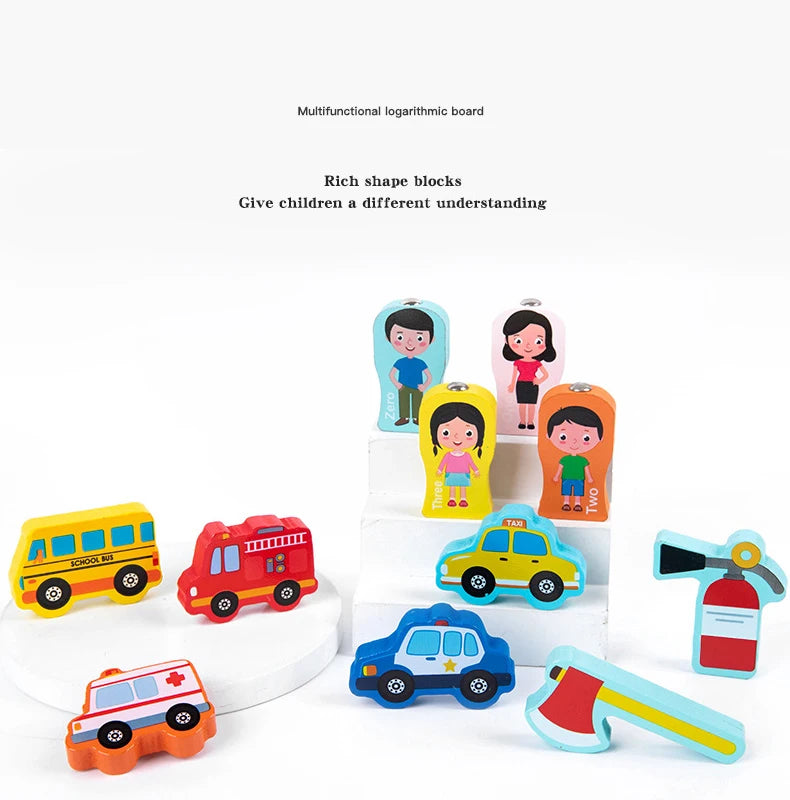 Montessori Busy Board Wooden Educational Activity Toy for Kids