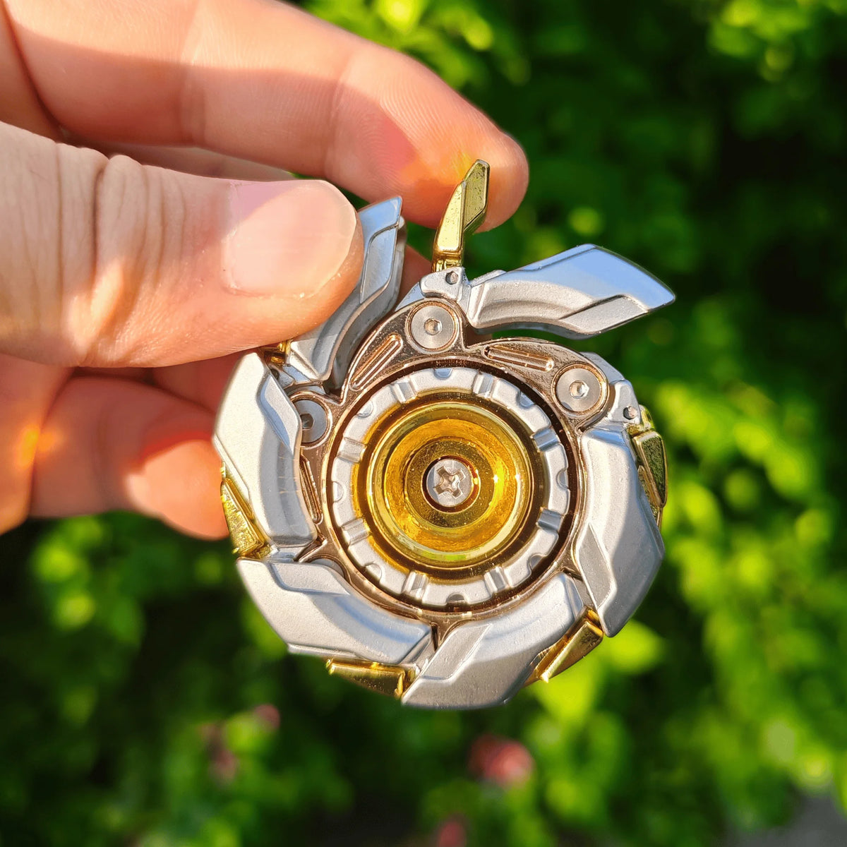 Fidget Slider – Metal Magnetic Spinning Top Toy for Adults