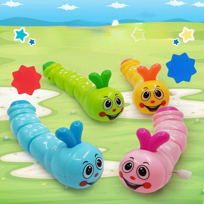 Wind Up Caterpillar Toy – Cute Clockwork Crawling Animal