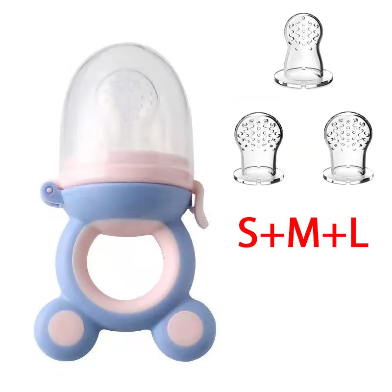 Baby Food Feeder – Silicone Fruit Nibbler & Teether
