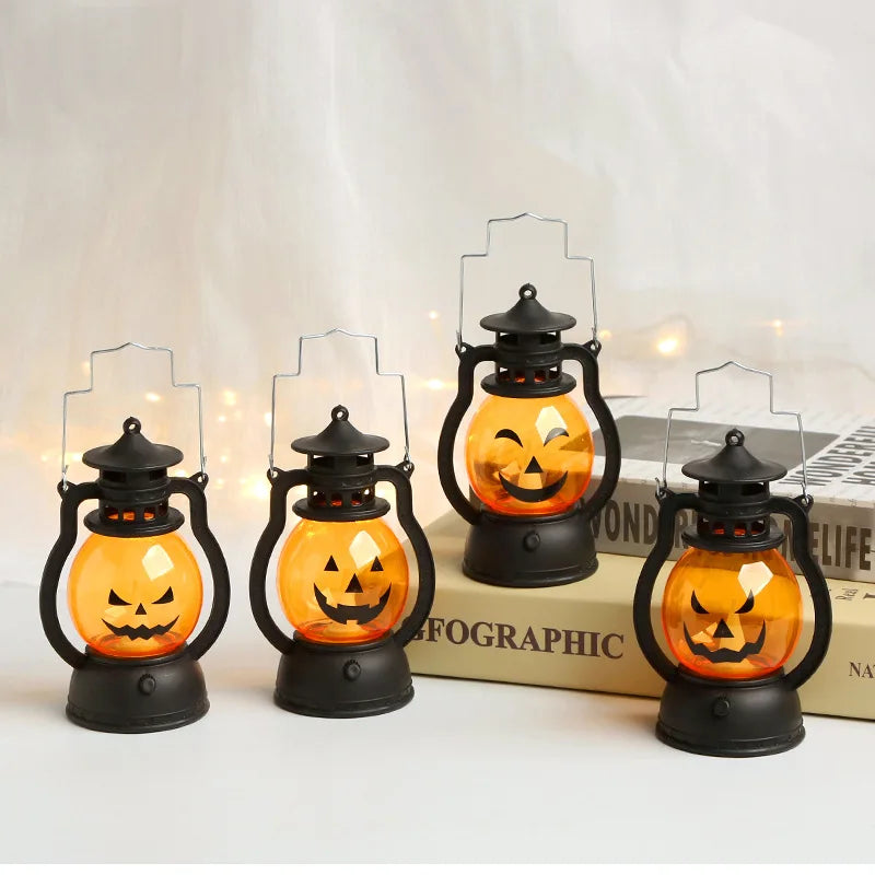 Halloween Hanging Lantern LED Pumpkin Light for Party Decor